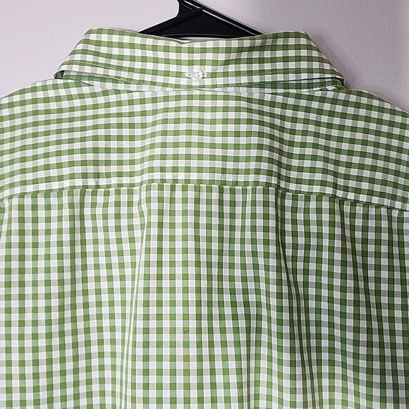 Duluth Trading Co. Mens short sleeve button down Large shirt Green - Picture 8 of 8